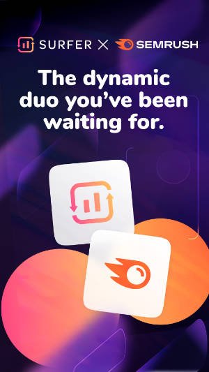 Surfer Semrush Banner Surfer Semrush Banner