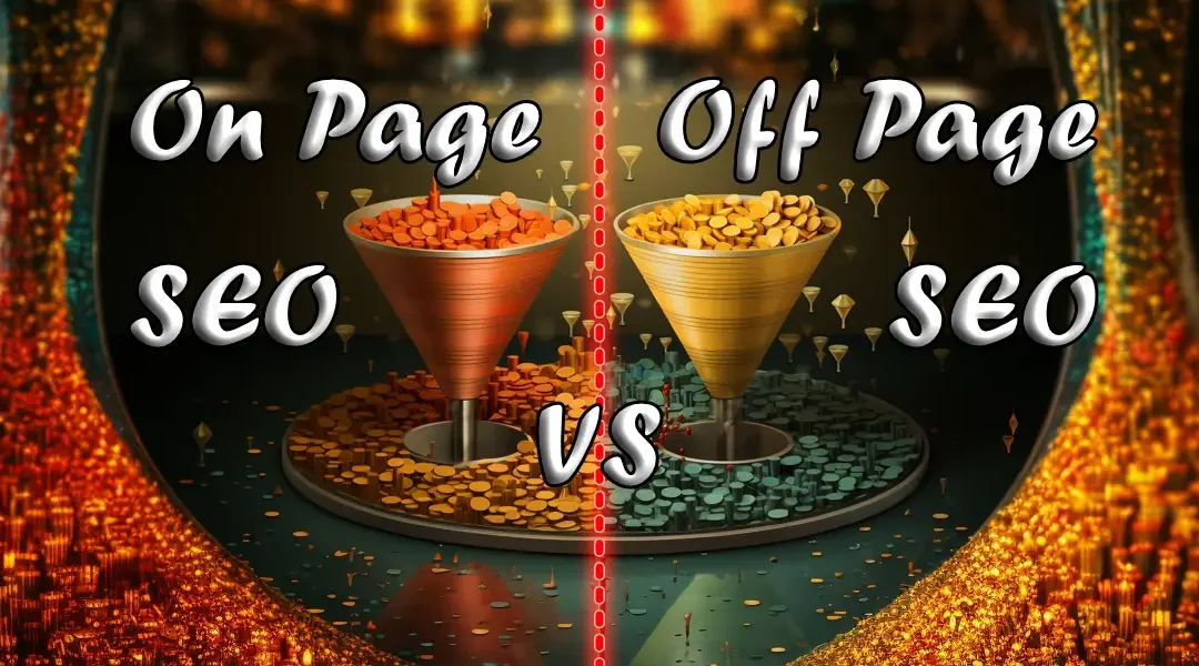 Difference between on page and off page optimization
