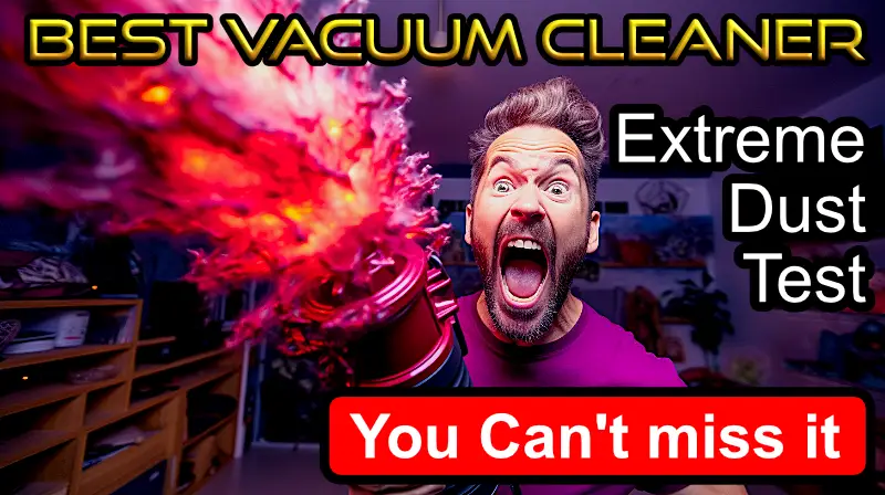 Stick Vacuum Cleaner Extreme dust test