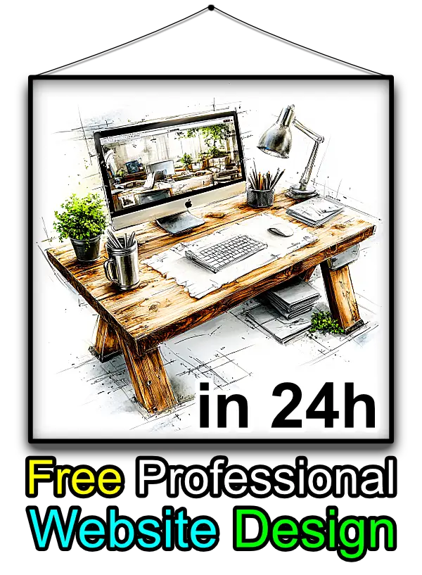 Free professional website design in 24h for good start Free professional website design in 24h for good start